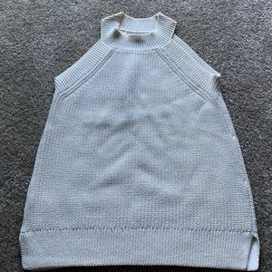 High neck tank top sweater LOFT size S